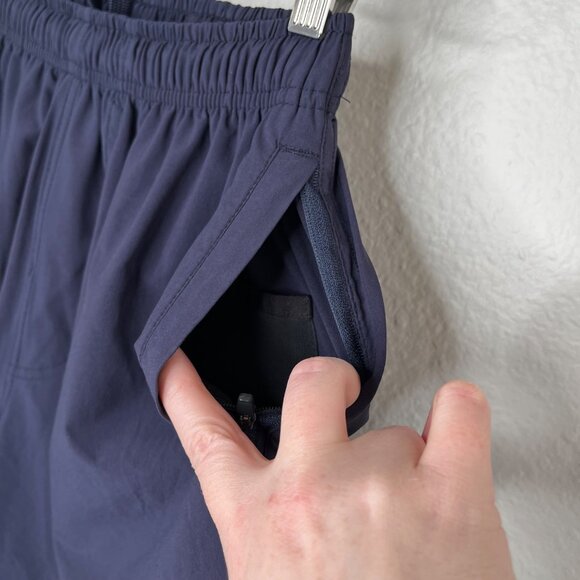 Barbell Apparel Mens Navy Blue Athletic Linerless Gym Shorts Medium - Picture 4 of 9